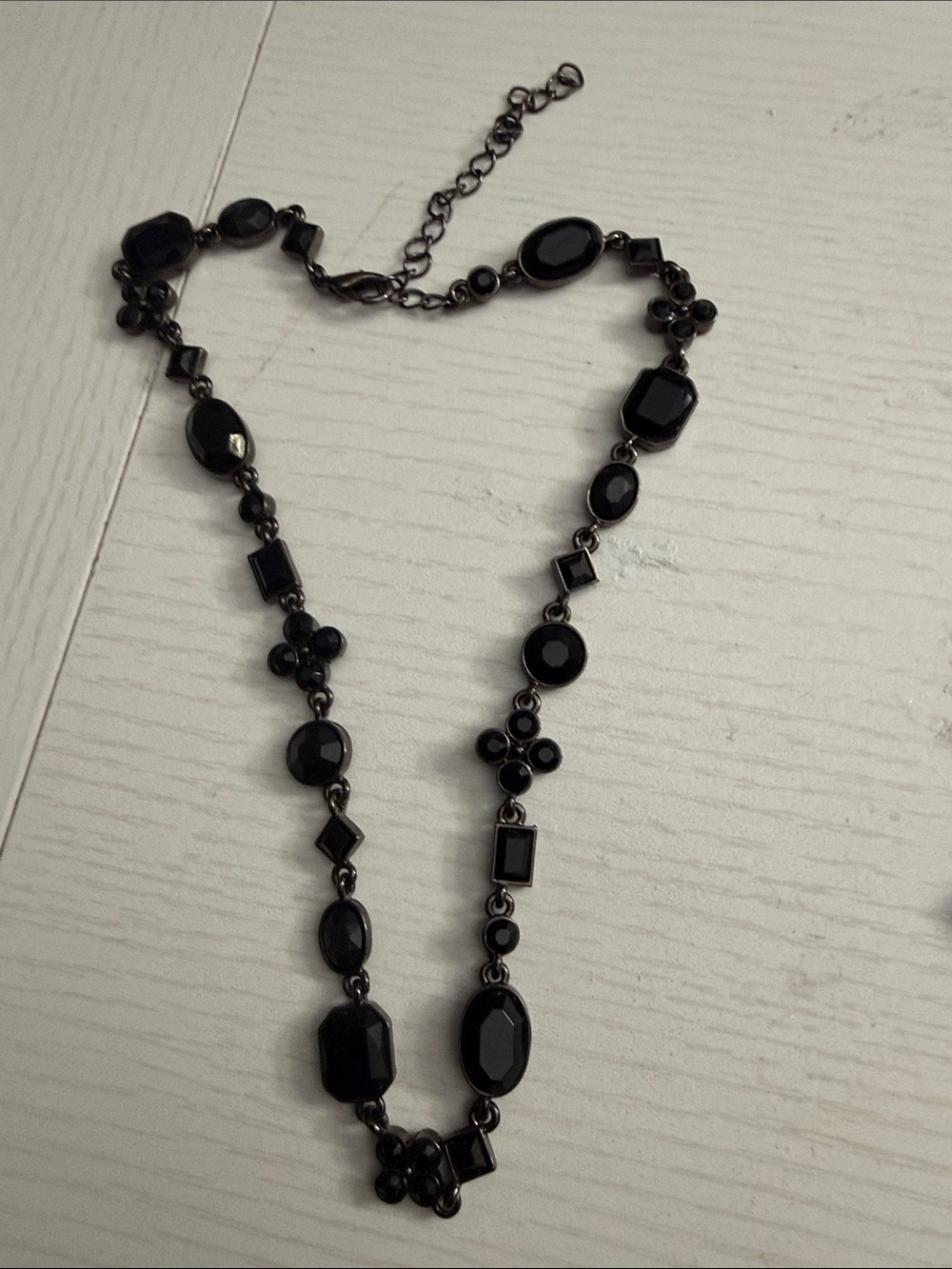 Black Statement Necklace - Ladies Fashion Jewelry